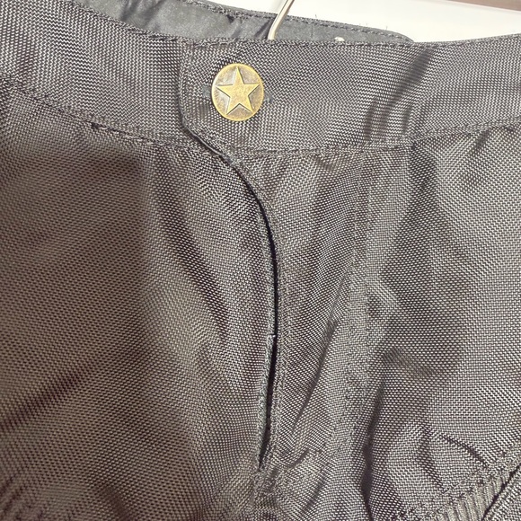 Girls Gem Black, White & Pink Motorcycle Riding Pants with Removable Pant Legs - Picture 7 of 15